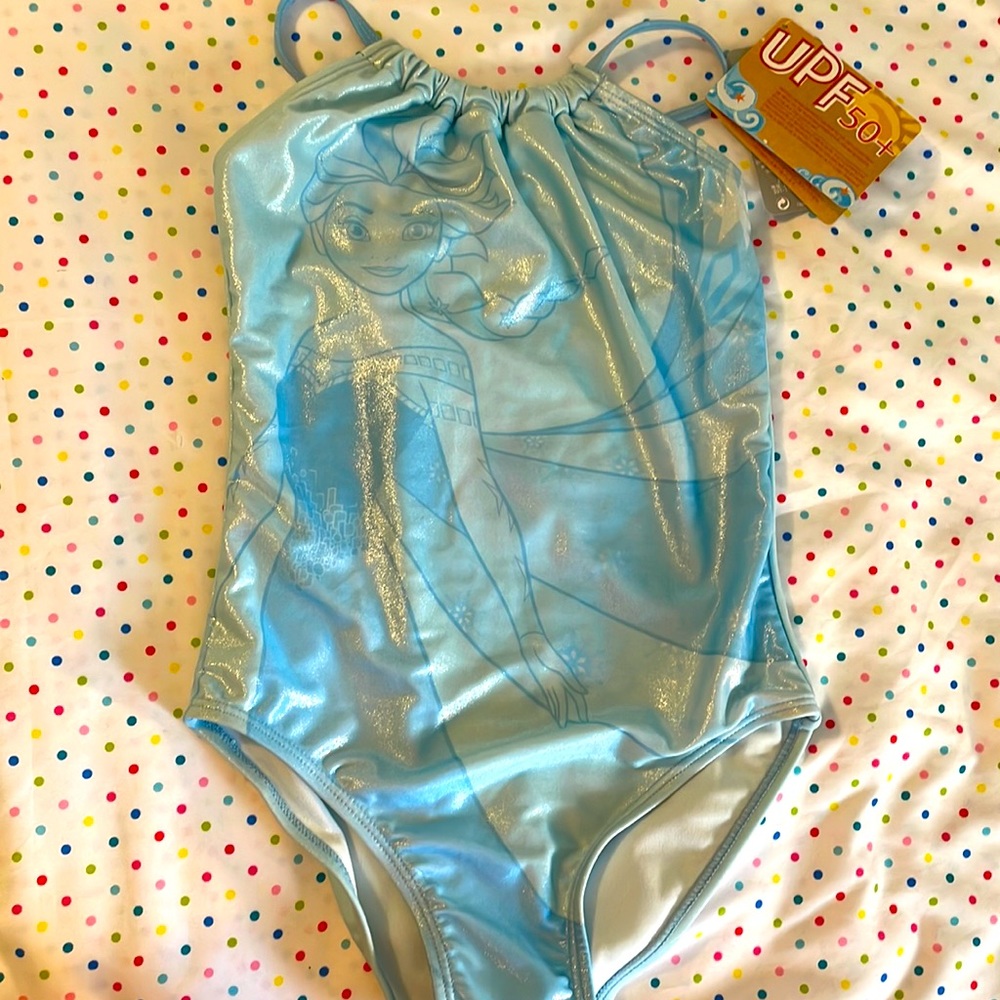 Disney Elsa girls swimsuit NWT (Frozen)